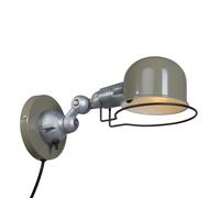 Aplique Ajustable en Plata Verde T: 29 CM Enchufe Industria Aplique Pasillo