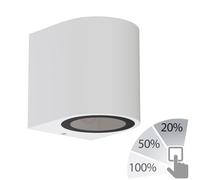 Aplique ALSE downlight para exterior aluminio blanco redondo incl. lámpara LED [EEK: F]
