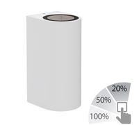 Aplique ALSE Up- & downlight para exterior aluminio blanco redondo + 2