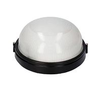 APLIQUE ALUMINIO IP54 REDONDO NEGRO E27 100W MODELO CAMBRILS