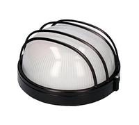 APLIQUE ALUMINIO IP54 REDONDO NEGRO E27 100W MODELO VINYOLS