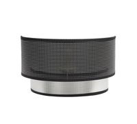 Aplique anastasia 1xe27 negro-plata 17x30x15 cm