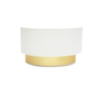 Aplique anuska 1xe27 blanco/oro 17x30x16 cm