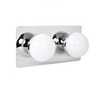 Aplique baño led policarbonato color cromo serie sirla 25cm