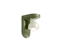 Aplique Berimbau 1 luz Decò de cerámica Made in Italy C2600 verde salvia crema