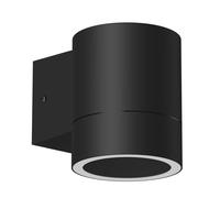 Aplique BIDO para exterior IP44 downlight negro mate redondo 1x GX53 max. 60W