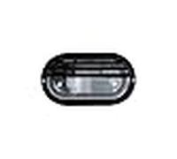 Aplique caima pequeño ip44 1xe27 l.20xan.9,5xal.12cm policarbonato (p