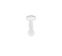 Aplique cerámico vintage de techo con base Aila Blanco