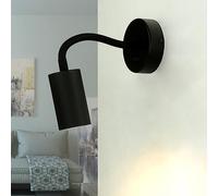 Flexible Lámpara para Leer Ojo Negro Metal Moderno Práctico Aplique Dormitorio