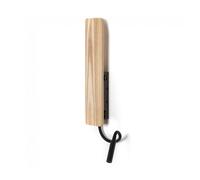 Aplique con lector led y usb renoir (5w+3w) aluminio - madera nórdico 40 x 5,5 6 cm