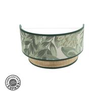 Aplique congo 1xe27 verde-natural 17x30x15 cm