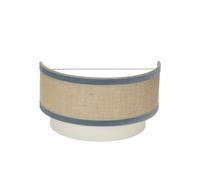 Abrila Cornalina Beige-Azul 30 Cm - Aplique 1Xe27