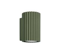 Aplique De Aluminio GU10 Verde Oliva H:10 Cm Uniquec Rayo De Pared Pasillo