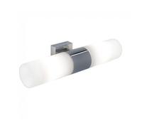 Nordlux Aplique de pared Target, color cromo, 2 luces, IP44