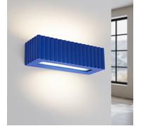 Aplique de cerámica de colores Rigata Azul Ultramar