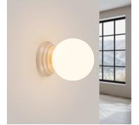 Aplique de cerámica de colores Zori con IP44 Beige