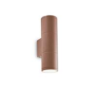 Aplique De Exterior A 2 Luces Moderno Marrón DL0080