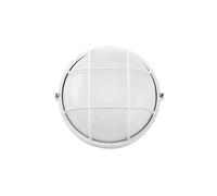 Aplique ext. aluminio apus grand.1xe27 blanco ip44 11x25x25 cm