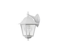 Abrila Spica Blanco - Aplique Exterior Clásico Aluminio / Cristal 44 Ip