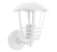 Aplique de exterior aluminio color blanco serie terva 19cm 19 cm