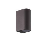 Aplique de exterior aluminio color marron serie kandanchu 7cm
