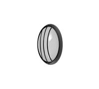 Aplique exterior oval Aquila pequeño 1xE27 negro