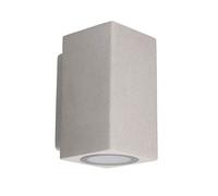 Aplique de exterior cemento color gris serie rem 11cm