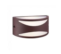 wonderlamp W-T000052 Aplique de Pared para Exterior, Moderno Classic II, Impermeable Ip54, Marrón Óxido, Bombilla E27