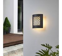 Aplique de exterior de aluminio Lindby Mailo, gris