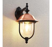 Aplique de exterior Lindby Clint, cobre, hacia abajo, IP44