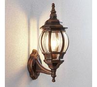Aplique de exterior Lindby Nadesha, altura 47 cm, oro cepillado