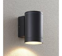 Lucande Lámpara de pared exterior Thomke (Moderno) en Gris hecho Aluminio (1 llama, E27) lámparas para aplique lámpara LED