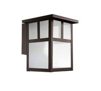 Aplique de exterior metal color marron serie osaka 12.5cm