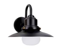 Aplique de exterior metal color negro serie avenue 35.3cm