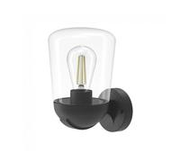 wonderlamp W-T000055 Aplique de Pared Vintage de Exterior para Jardin, Negro Antracita, Bombilla E27