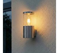 Aplique de exterior OSRAM ENDURA CLASSIC EBRO, acero inoxidable, IP44 True