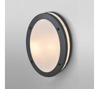 OSRAM ENDURA CLASSIC ORBI W lámpara de exterior, casquillo E27, gris oscuro, aluminio, instalación fácil y rápida, difusor mate, clase de protección IP65, uso exterior