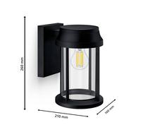 Aplique de exterior Philips Bellini, Ø 16 cm