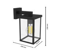 Aplique de exterior Philips Bellini, 23,6 cm x 17,4 cm