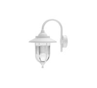 Aplique de exterior policarbonato color blanco serie canela 25.2cm