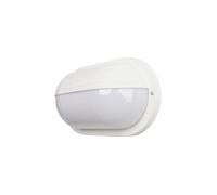 Aplique de exterior policarbonato color blanco serie canopus 26cm