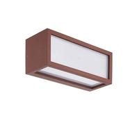 Aplique de exterior policarbonato color marron serie utah 25cm