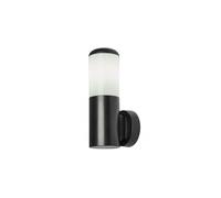 Aplique exterior azafran 1xe27 negro policarbonato 19,6x9,1x13,4 cm