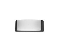 Aplique de exterior policarbonato color negro serie azuki 32cm