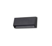FORLIGHT Grove Aplique Gris Led para Exterior de 1,4W Resistente al Agua IP65. Foco Led Moderno de Pared y Suelo para Señalización de Jardín, Porche y Patio