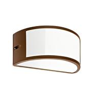 Aplique de exterior Umbe Aperta color corten Toma E27 Sovil 473/36