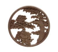 Aplique de madera decorativo para muebles, calcomanía sin pintar con diseño floral, ideal para paredes, ventanas y decoración del hogar. B234,3