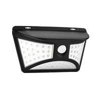 Aplique de pared 68 LED con sensor de movimiento iluminado, 400 lúmenes.