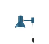Aplique de pared Anglepoise Type 75 Mini con enchufe, azul