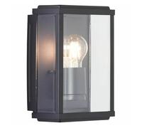 Aplique de pared brilliant gaia negro metal 60 w e27